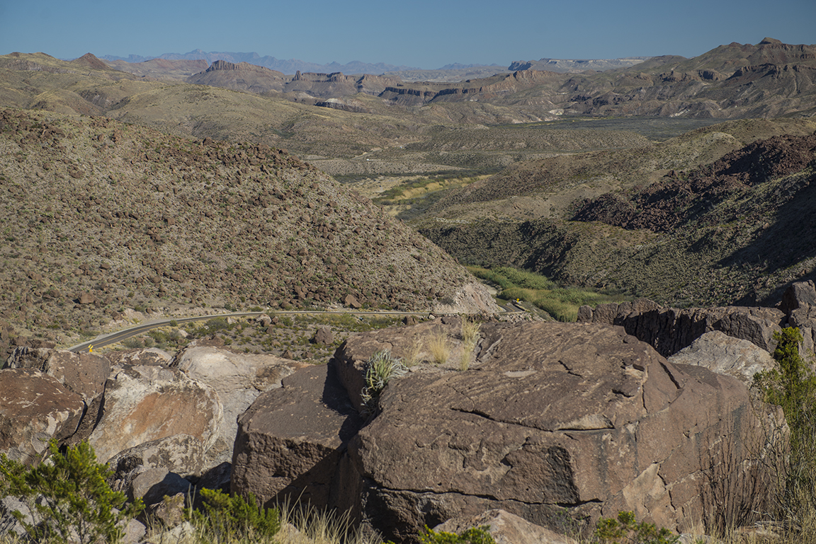 View of the border from Texas Highway 170