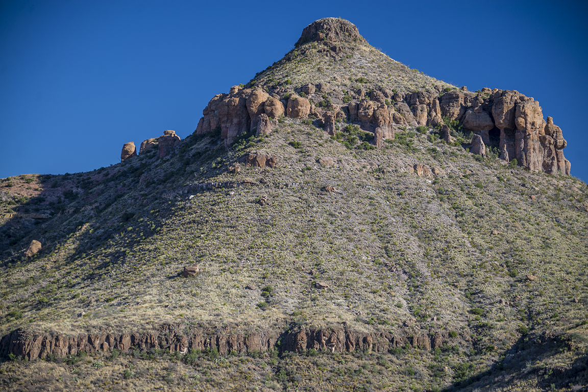 Butte along the Ross Maxwell Scenic Drive