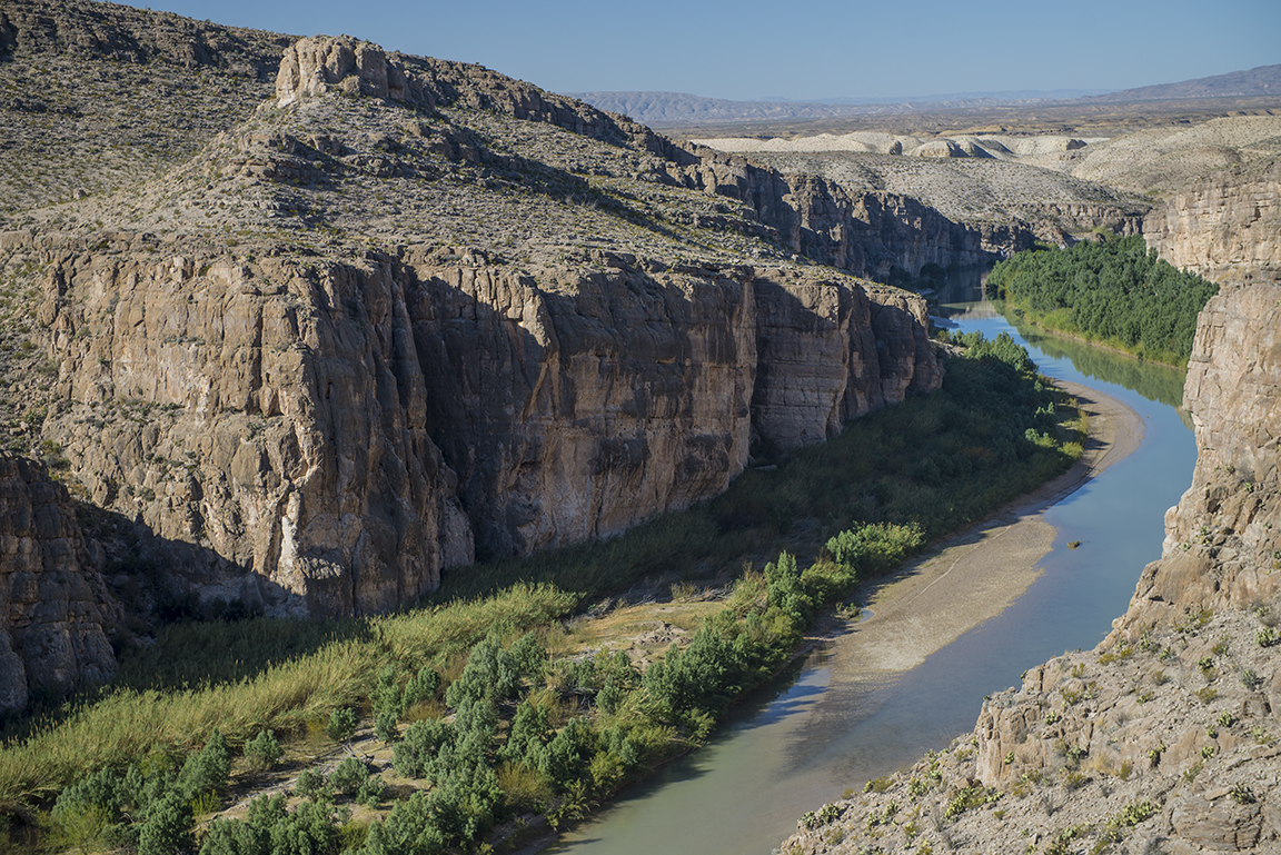 View of the Rio Grande from the Hot Springs Canyon Trail