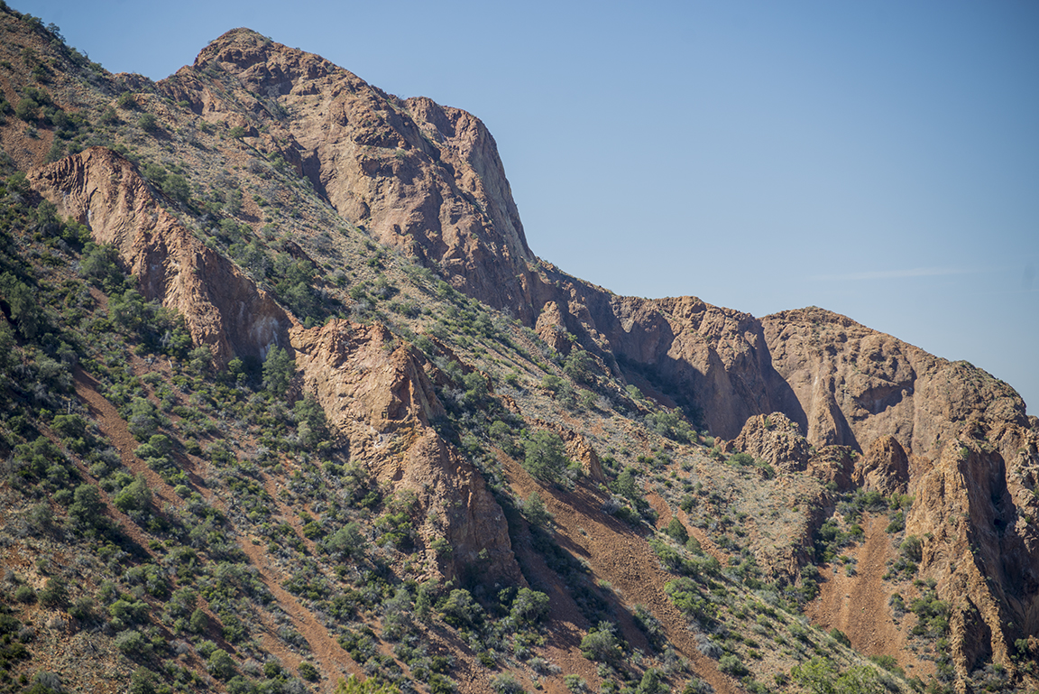 View of the Chisos Mountains