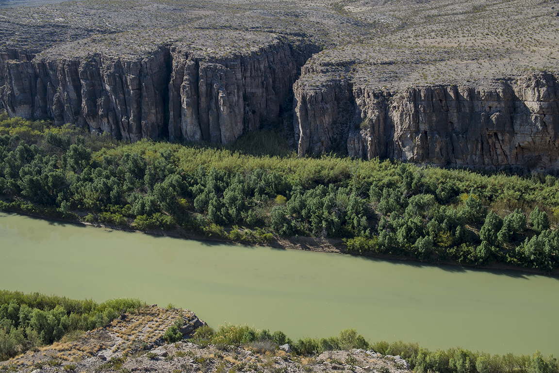 View of the Rio Grande from the Hot Springs Canyon Trail