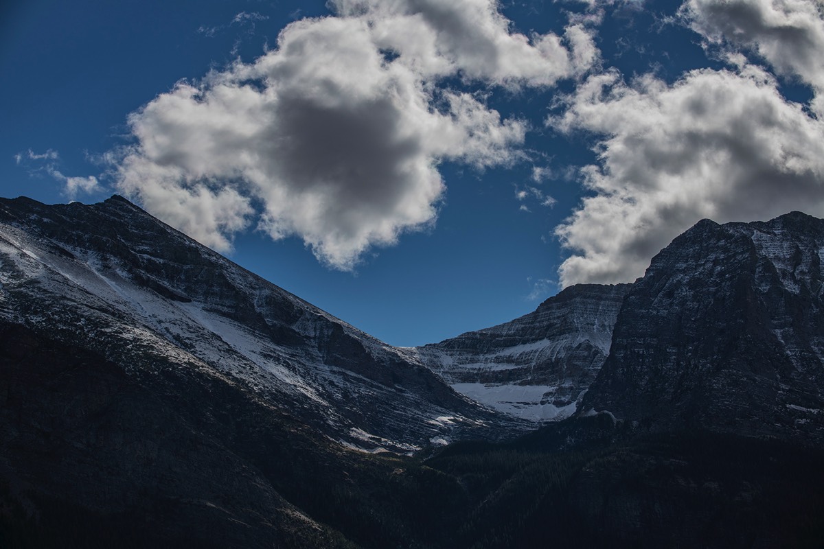 Red Eagle Mountain and Mahtotopa Mountain